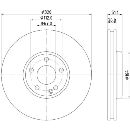 Pagid Brakes Brake Disc High Carbon, 355119702 355119702